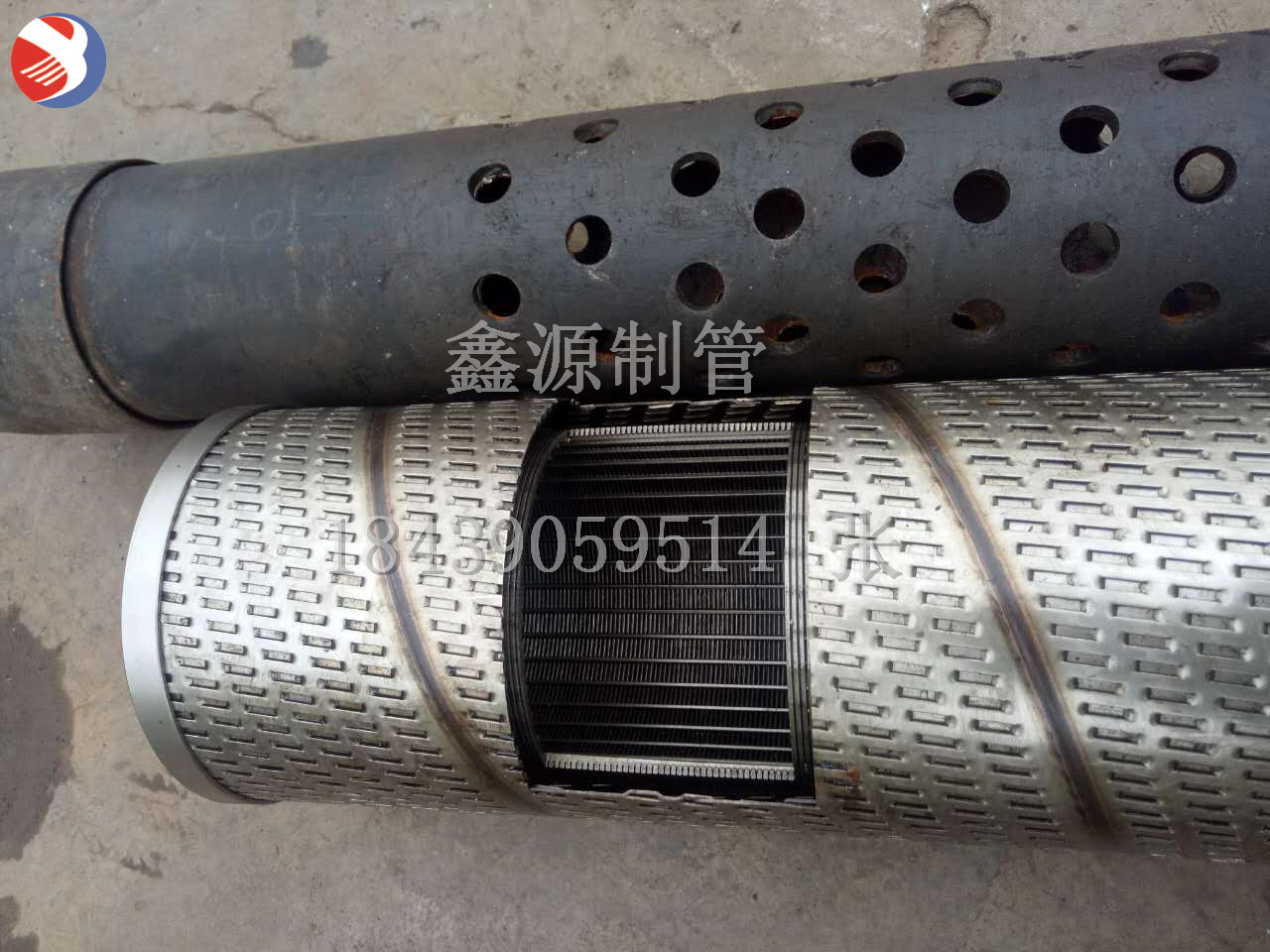 不銹鋼約翰遜雙層多層(基管打孔+濾料+繞絲濾管)防砂篩管